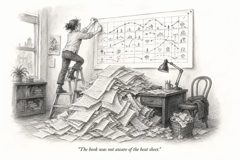 You don't need a beat sheet, you need a shape