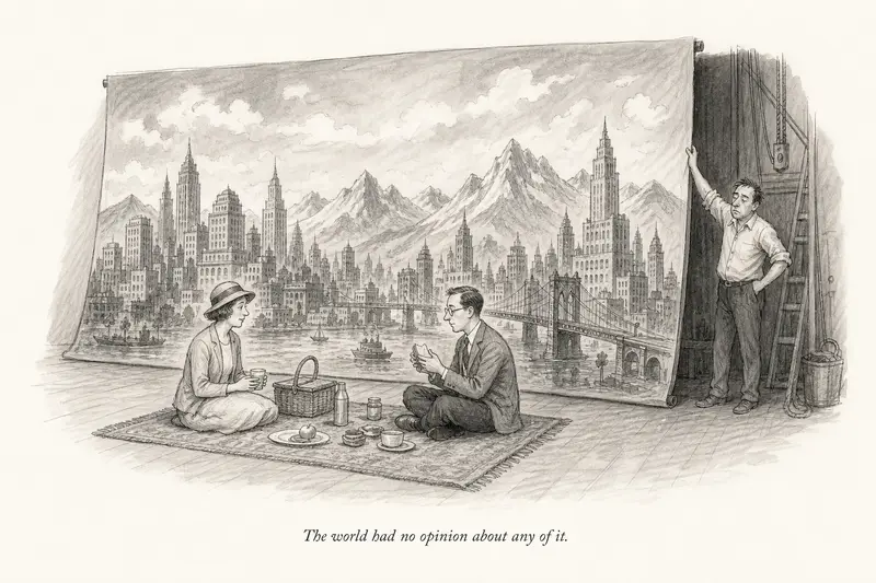 A setting is not a backdrop
