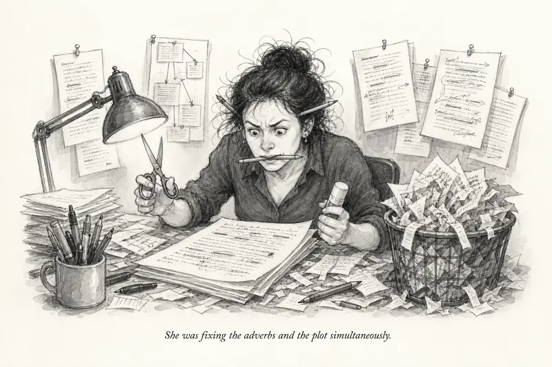 Revision in passes, not in panic